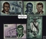 *Známky Burundi 1966 Osobnosti, Kennedy, razítkovaná séria