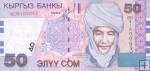 *50 Som Kirgizsko 2002, P20 UNC