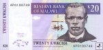 *20 Kwacha Malawi 1997, P38b UNC