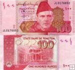 *100 Rupií Pakistan 2014, P48i UNC