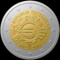 *2 Euro Rakousko 2012, 10. výročí zavedení Eura
