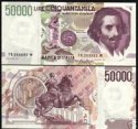 *50 000 Lír Taliansko 1992-97 P116 VF