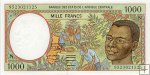 *1000 Frankov Rovníková Guinea (Central African States)1993-2000