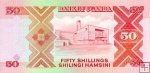 *50 Šilingov Uganda 1987-98, P30 UNC