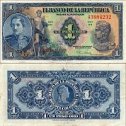 *1 Peso Oro Kolumbia 1954, P380g UNC