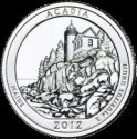 *25 Centov USA 2012P Acadia
