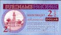 *2,5 Dolár Surinam 2004, P156 UNC