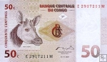 *1000 Frankov Kongo 1964, P8s AU