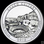 25 Centov USA 2012S Chaco Culture