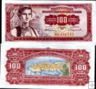 *100 Dinárov Juhoslávia 1955, P69 UNC