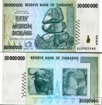 *50 miliónov dolárov Zimbabwe 2008, P79 UNC