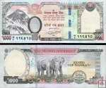 *1000 nepálskych rupií Nepál 2019, P82 UNC