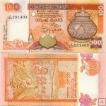 *100 Rupií Srí Lanka 2005, P111d UNC