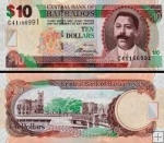 *10 barbadoských dolárov Barbados 2007-12, P68 UNC