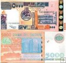 *5000 Dinárov Sudán 2002, P63 UNC