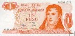*1 Peso Argentína 1970-73, P287 UNC