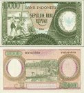 *10 000 Rupií Indonézia 1964, P100 XF