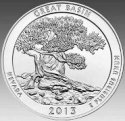 *25 Centov USA 2013D, Great Basin