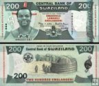 *200 Emalageni Swaziland 2008, P35 UNC pamätná