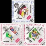 Známky Jemen (kráľovstvo) 1970 Futbal MS 70, MNH