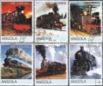 *Známky Angola 2000 Staré lokomotívy, razítkovaná séria