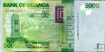 *5000 Šilingov Uganda 2011-21, P51 UNC