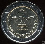 *2 Euro Belgicko 2008, ľudské práva