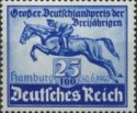 *Známka Nemecká ríša 1940 Koňské závody MH