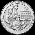 *25 Centov USA 2017, Ellis Island