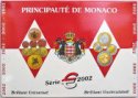 *Oficiálna sada Euro mincí Monako 2002