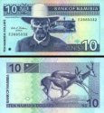*10 Dolárov Namíbia 1993, P1a UNC