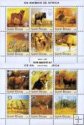 *Známky Guinea Bissau 2003 Zvieratá, 2 nerazítkované hárčeky