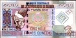 *5000 Frankov Guinea 2010, pamätné vydanie