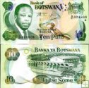 *10 botswanských pula Botswana 2002-7, P24 UNC