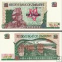 *10 Dolárov Zimbabwe 1997, P6 UNC