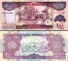 *1000 Šilingov Somaliland 2015, P20d UNC