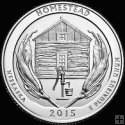 *25 Centov USA 2015 D, Homestead