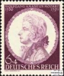 *Známka Nemecká ríša 1942 W. A. Mozart, nerazítkovaná NH
