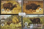 *Známky Kambodža 1986 Hovädzí dobytok, razítkovaná séria