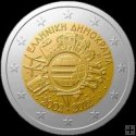*2 Euro Grécko 2012, 10. výročie zavedenia Eura