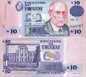 *10 Pesos Uruguayos Uruguaj 1998, P81 UNC