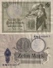 *10 Mariek Nemecká ríša 1906, P9 R27 XF