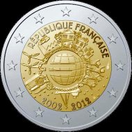 *2 Euro Francúzsko 2012, 10. výročie zavedenia Eura - Kliknutím na obrázok zatvorte -