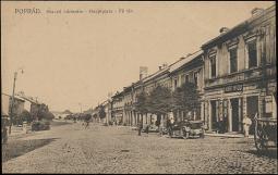 Pohľadnica Poprad, okolo roku 1920, automobil! - Kliknutím na obrázok zatvorte -