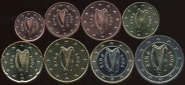 *Sada mincí 1 cent - 2 euro Írsko 2010 - Kliknutím na obrázok zatvorte -