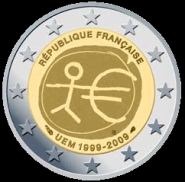*2 Euro Francúzsko 2009, 10. výročie HMÚ - Kliknutím na obrázok zatvorte -