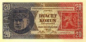 20 korún M.R.Štefánik ČSR 1921