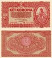 *2 maďarské koruny Maďarsko 1920, P58 F *2 maďarské koruny Maďarsko 1920, P58 F
