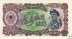 1000 Leke Albánsko 1957, P32a UNC