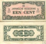 *1 Cent Holandská India 1942, P119 AU/UNC